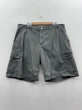 Columbia Men’s 40 Brown Canvas Shorts Hiking Camping Outdoor Cargo